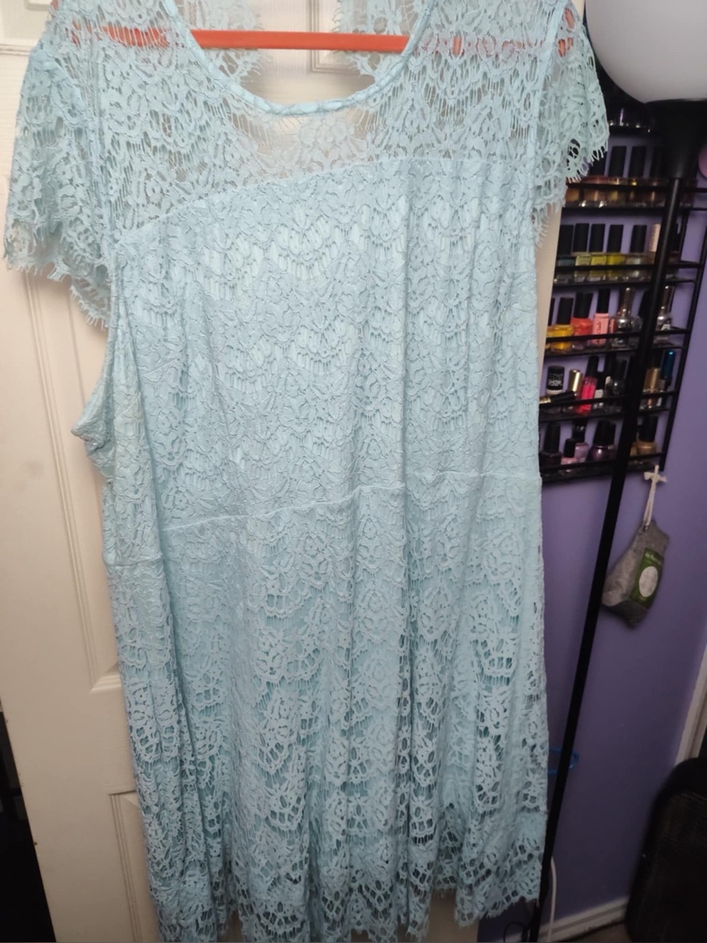 Lane Bryant Dress 28 Pale Blue